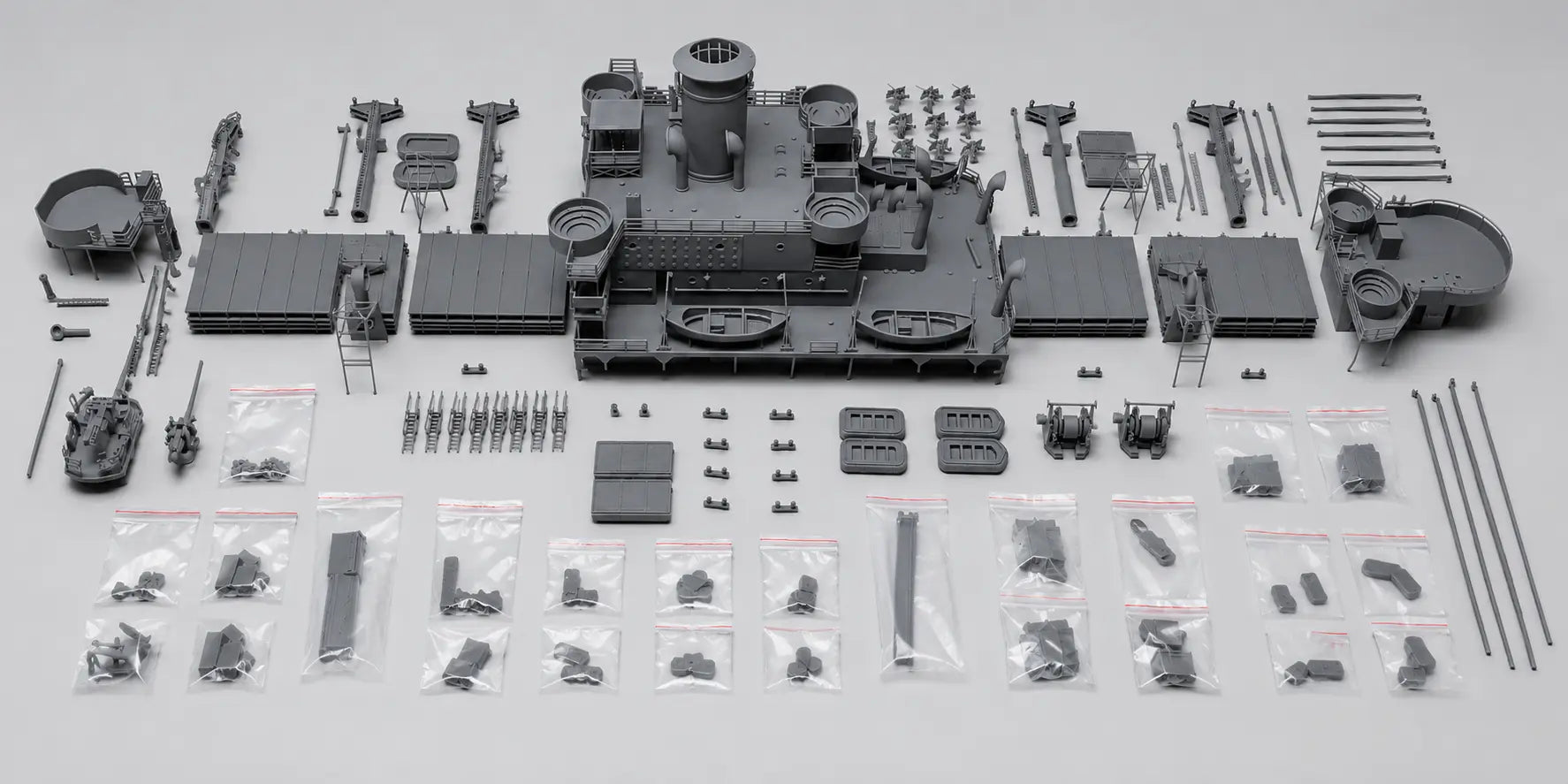 1/96 US Liberty-class Scale Model Detail Sets – Distefan 3D Print
