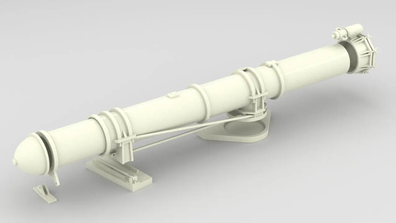 1/10 US PT Boat 109 Torpedo Tube Port Kit 3dspro