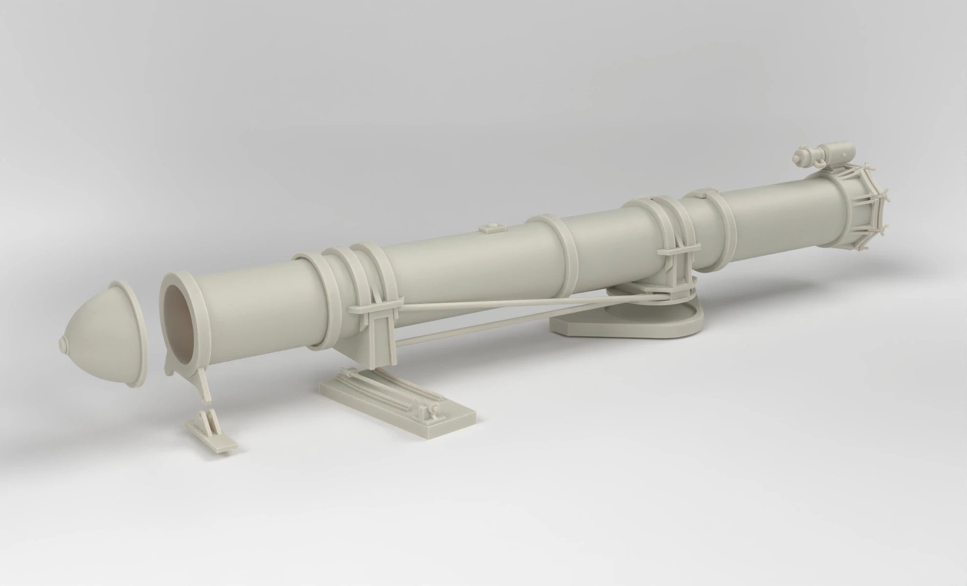 1/10 US PT Boat 109 Torpedo Tube Port Kit 3dspro