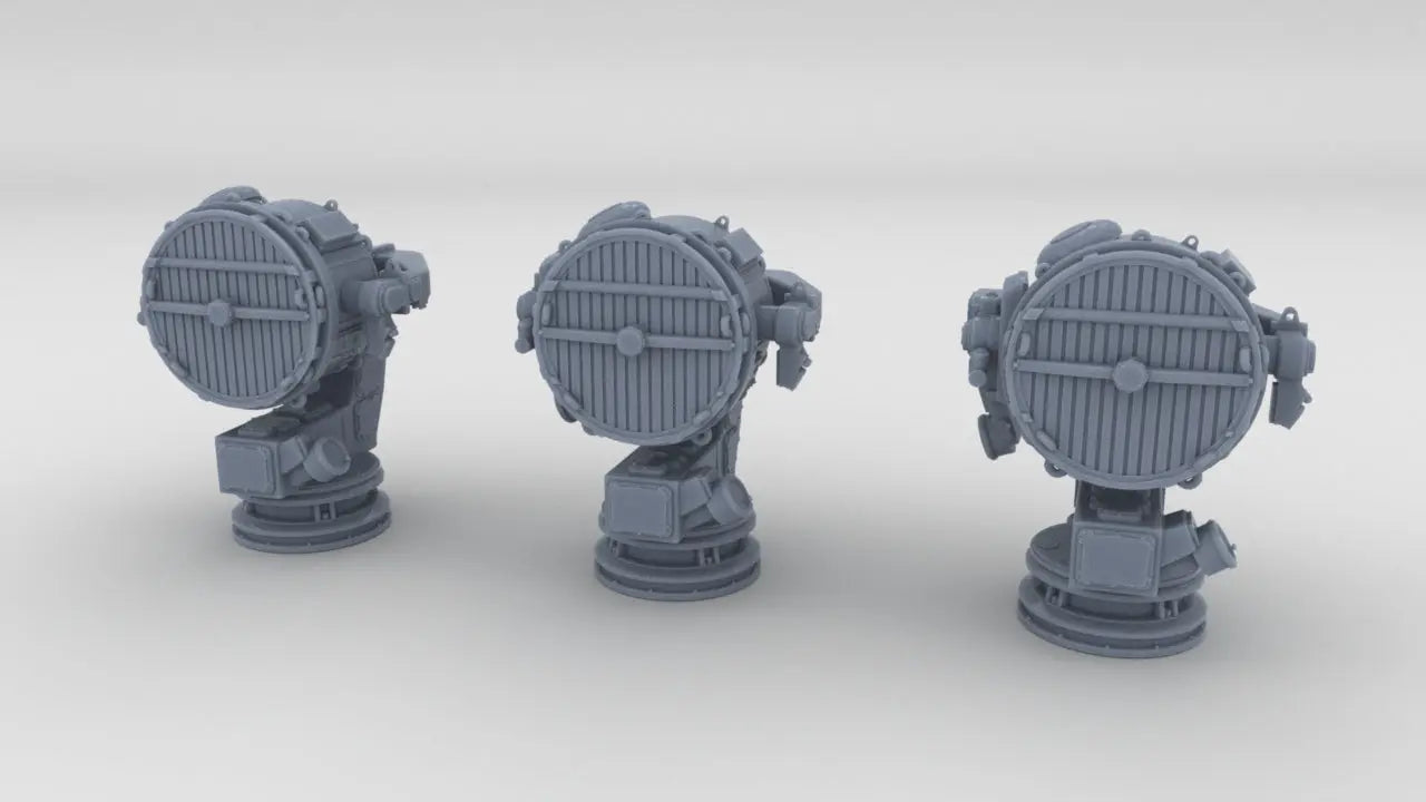 1/100 DKM 160cm Searchlight Set (3pcs) Resin3Dinteractive