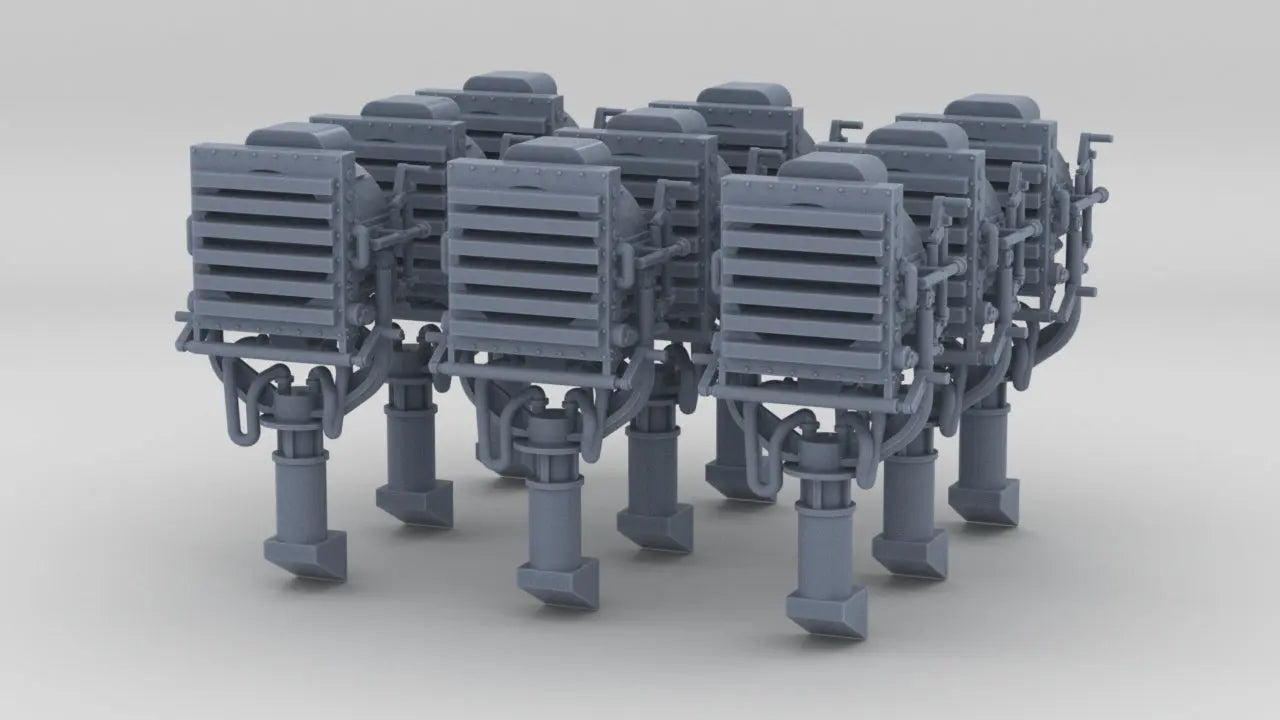 1/100 DKM Destroyer Signal Lamp Set (9pcs) Resin3Dinteractive