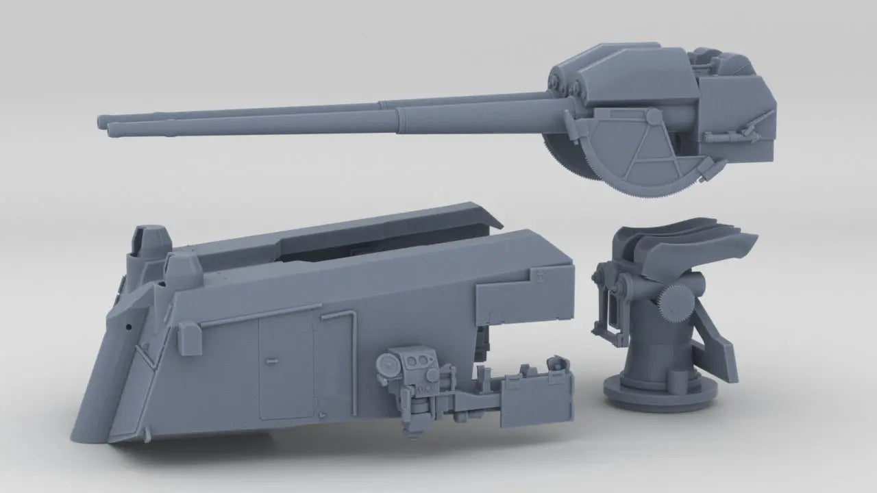 1/100 DKM Flak 10.5cm SK C/31 Kit Resin3Dinteractive