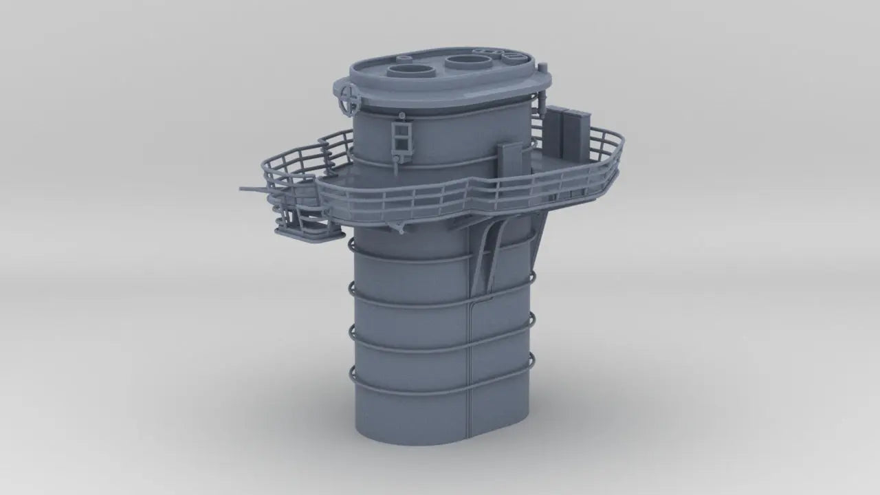 1/100 DKM Graf Spee Funnel - distefan 3d print