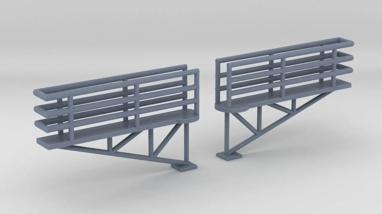 1/100 DKM H-39 Forward Deck 4 Wings Set (2pcs) - distefan 3d print