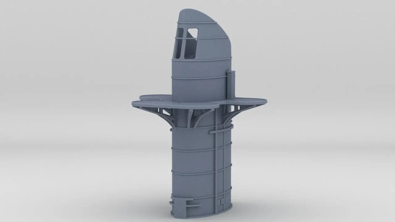 1/100 DKM Lutzow Funnel - distefan 3d print