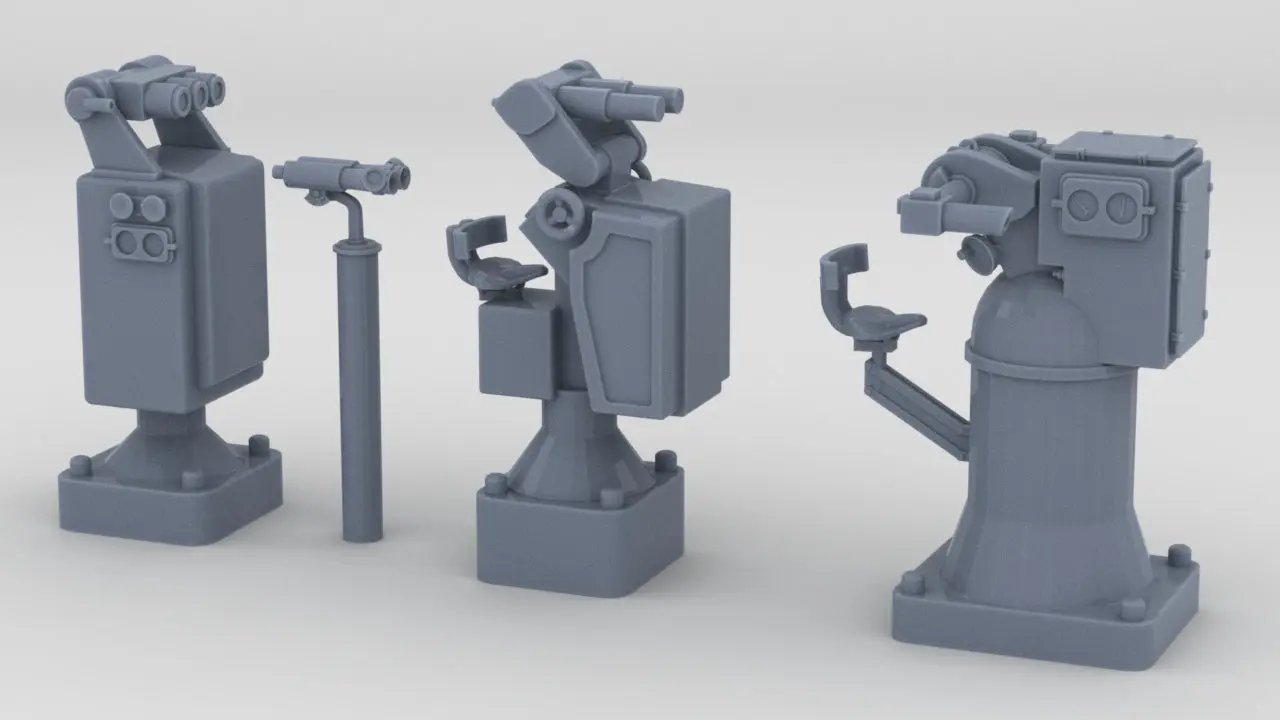 1/100 DKM Observation Set (4pcs) - distefan 3d print