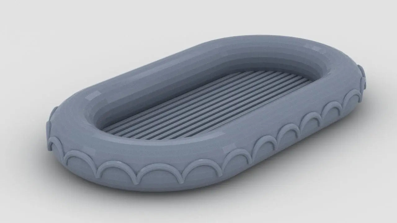 1/100 DKM Oval Life Raft - distefan 3d print