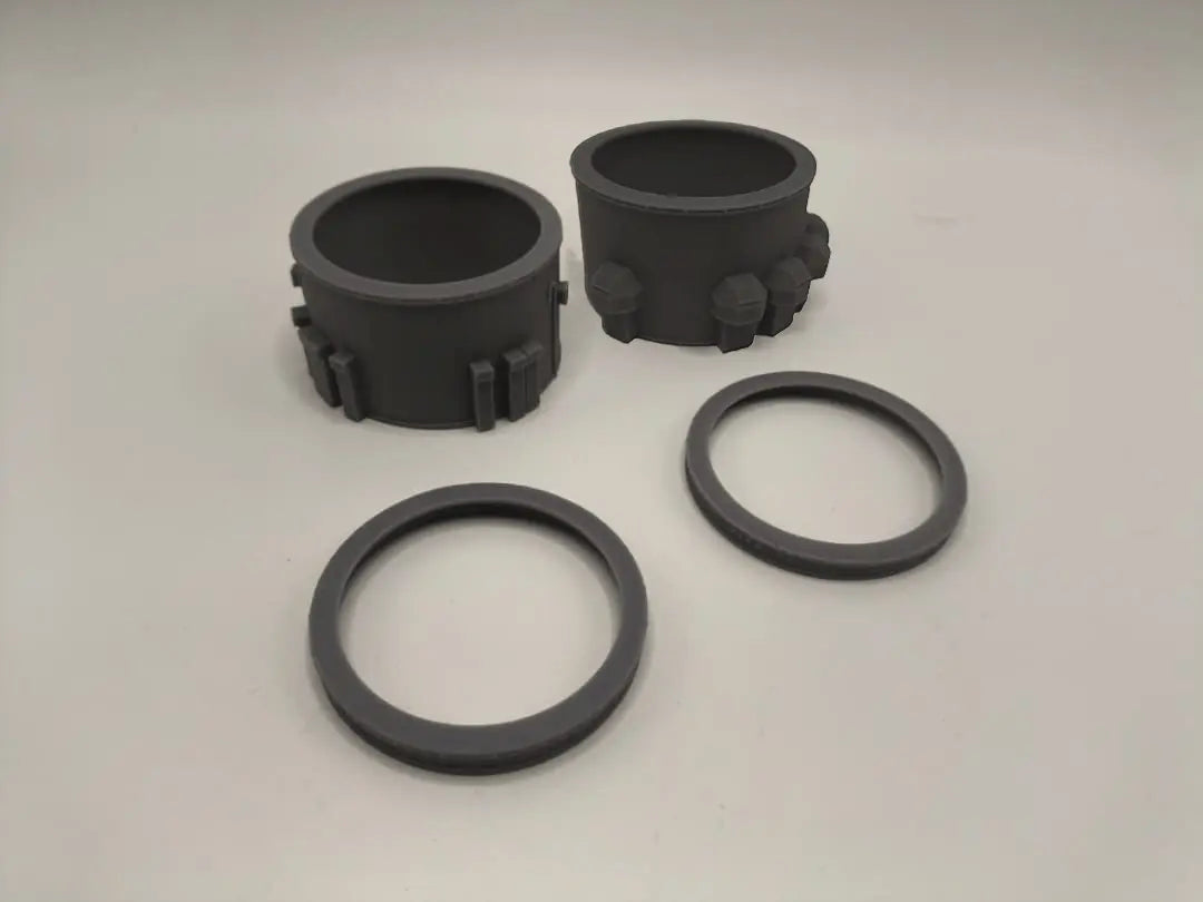 1/100 DKM Prinz Eugen Barbettes Set (4pcs)- distefan 3d print