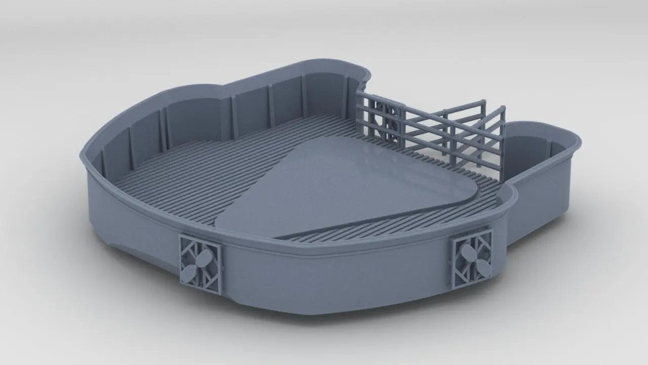 1/100 DKM Scharnhorst Forward Deck 7 - distefan 3d print