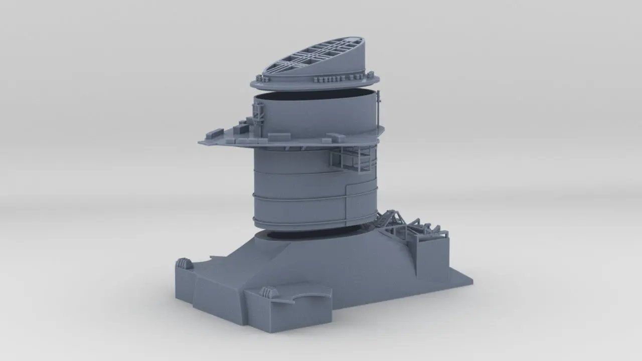 1/100 DKM Scharnhorst Funnel Kit - distefan 3d print
