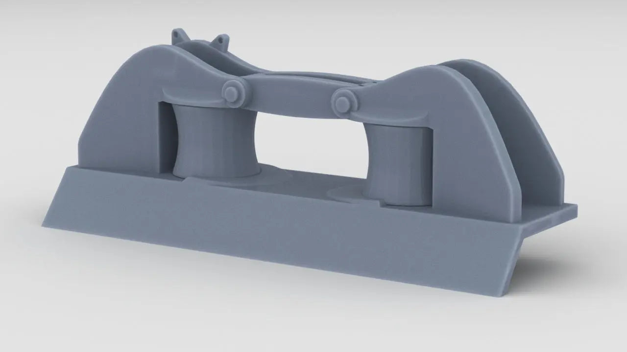 1/100 DKM Side Small Roller Towing Fairlead Resin3Dinteractive