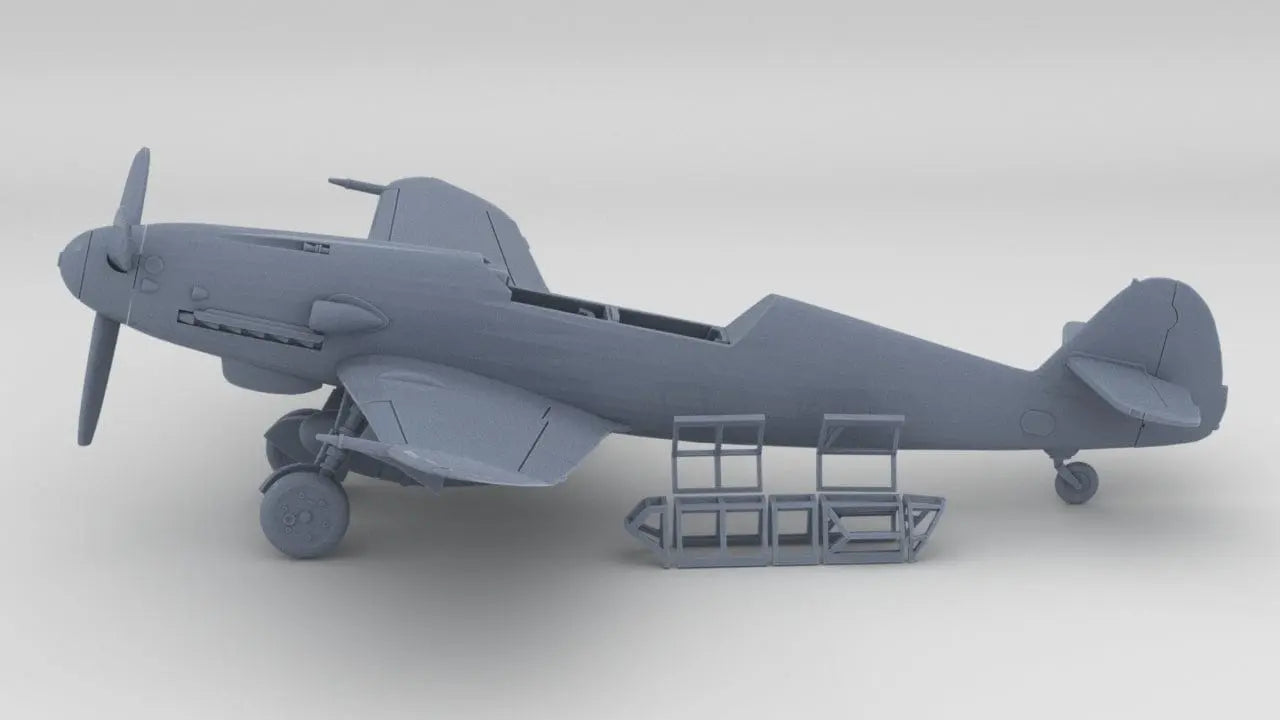 1/100 Germany Bf-109 G-12 Set Resin3Dinteractive