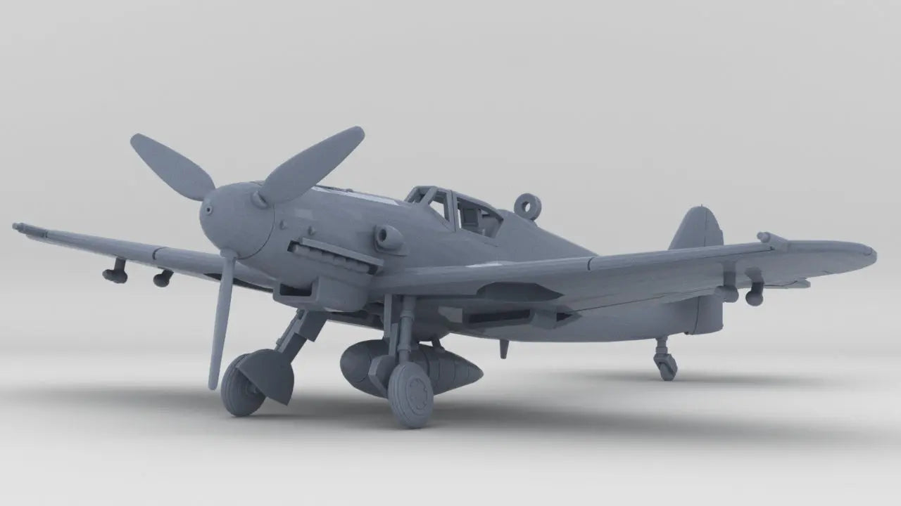 1/100 Germany Bf-109 G14 AS Resin3Dinteractive
