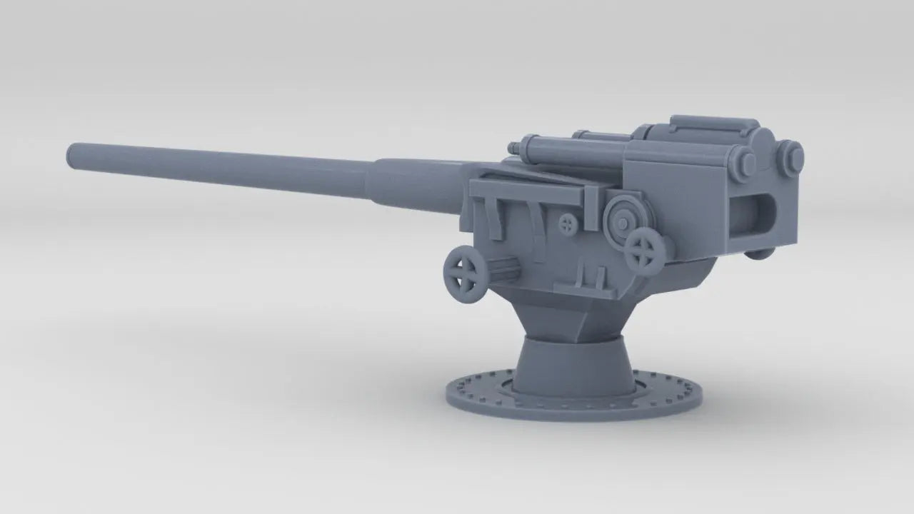 1/100 IJN 14cm/40 11th Year Type Naval Gun Resin3Dinteractive