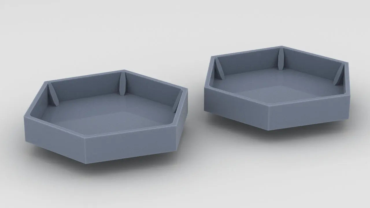 1/100 IJN Yamato Tubs for 46cm Type 94 Turrets Set (2pcs) - distefan 3d print