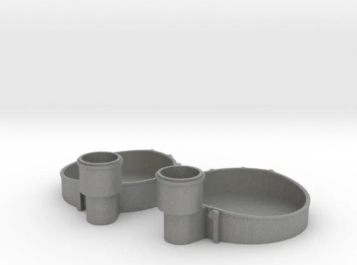 1/100 Richelieu aft 40mm tub1 x2 set - distefan 3d print