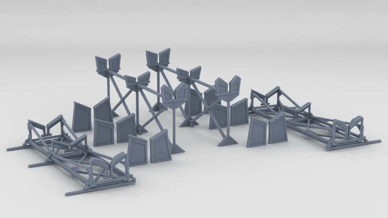 1/100 Russian Gangut Boat Racks Set Protosoon