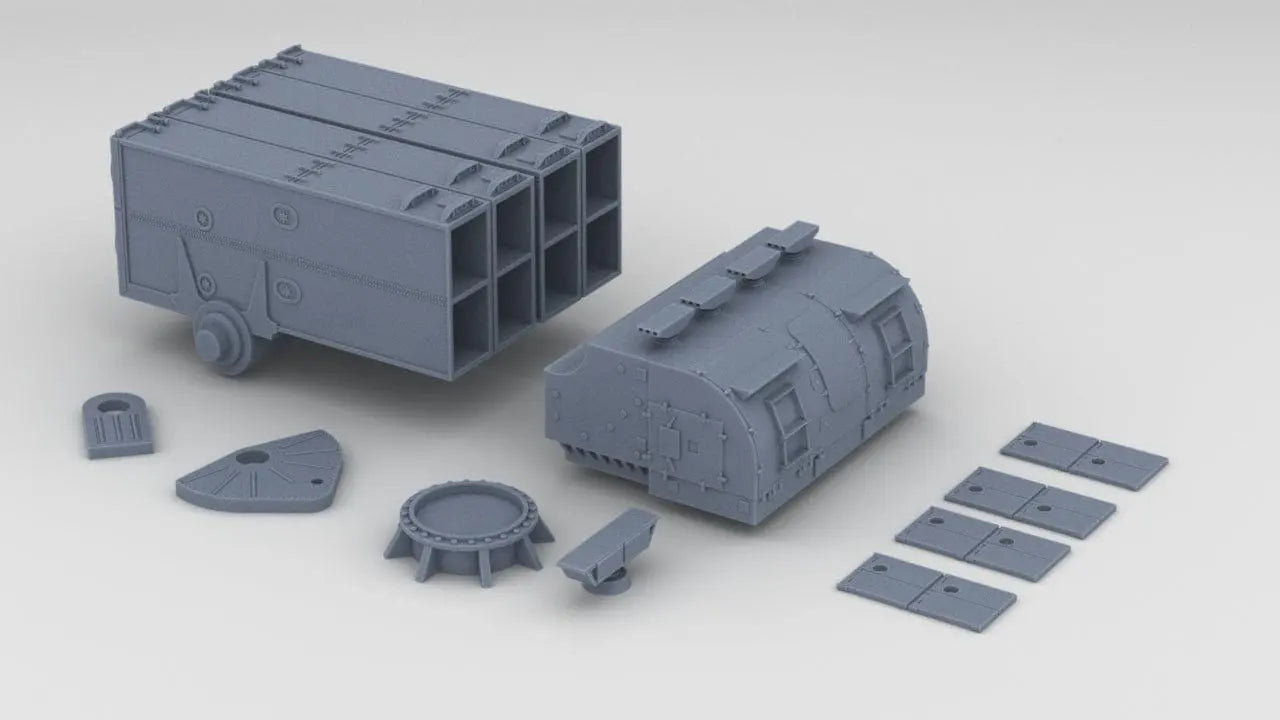 1/100 USA RUR-5A Mark 112 ASROC Launcher Kit v1 - distefan 3d print