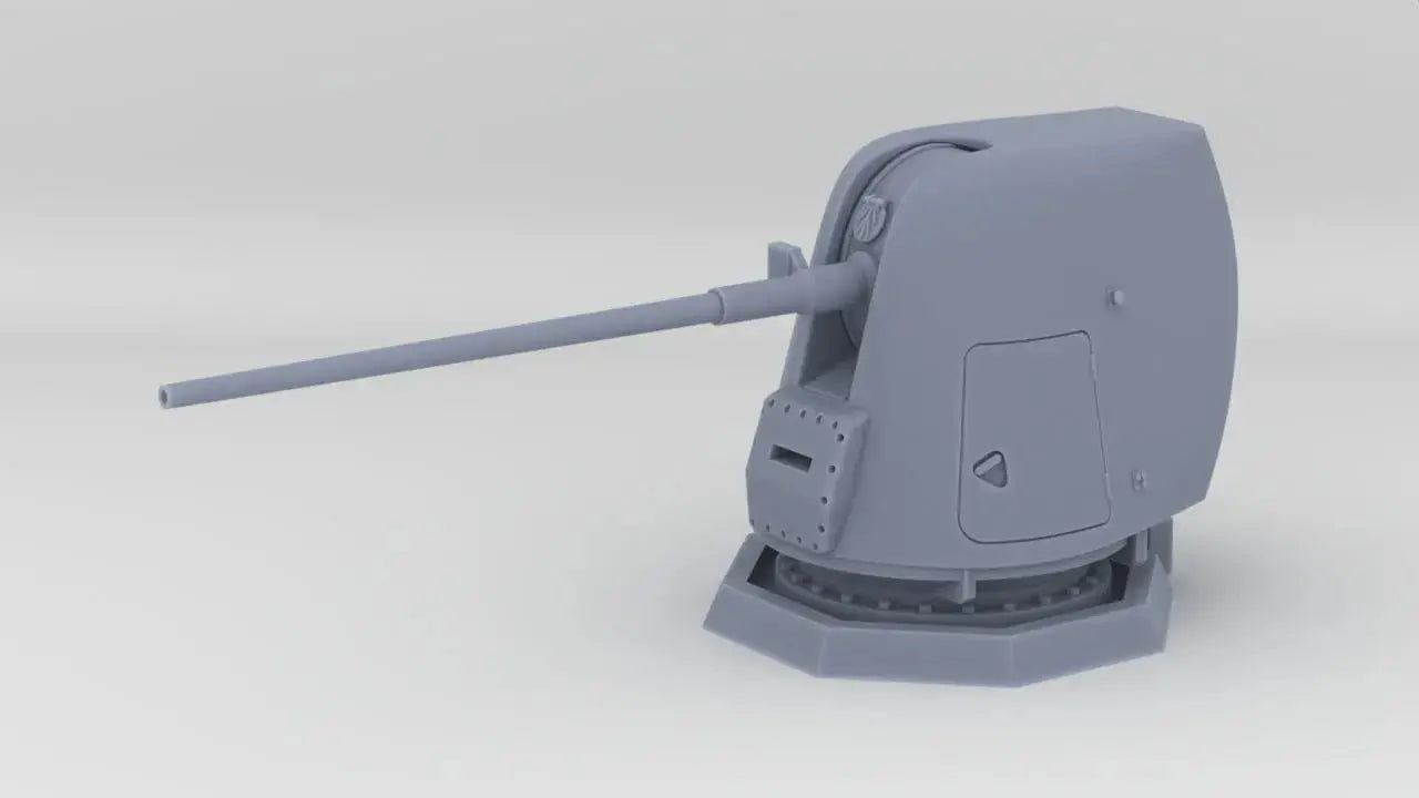 1/100 USN 5"/54 Caliber Mark 45 Gun Mod 0-2 Kit - distefan 3d print