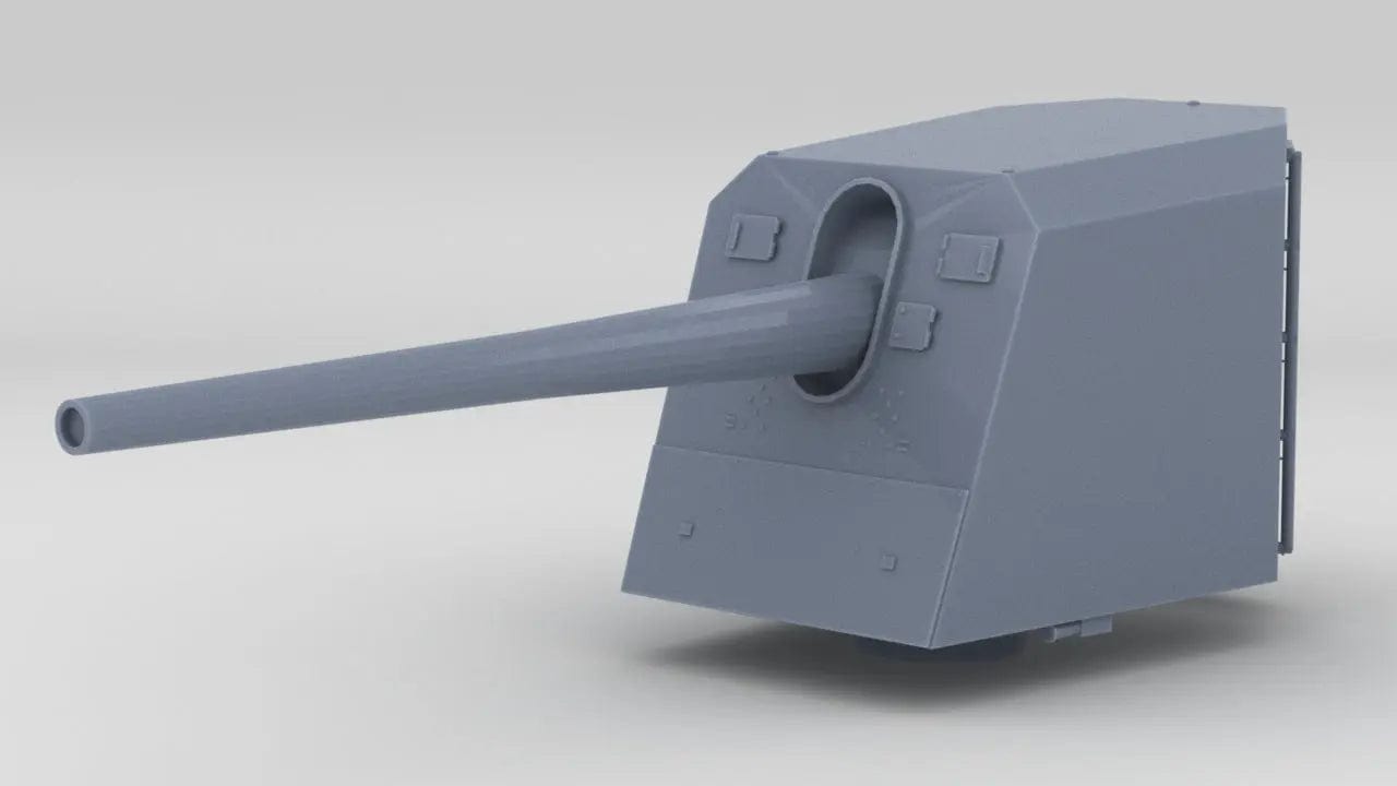 1/100 DKM 15cm/55 (5.9in) SK C/28 Single Mount - distefan 3d print
