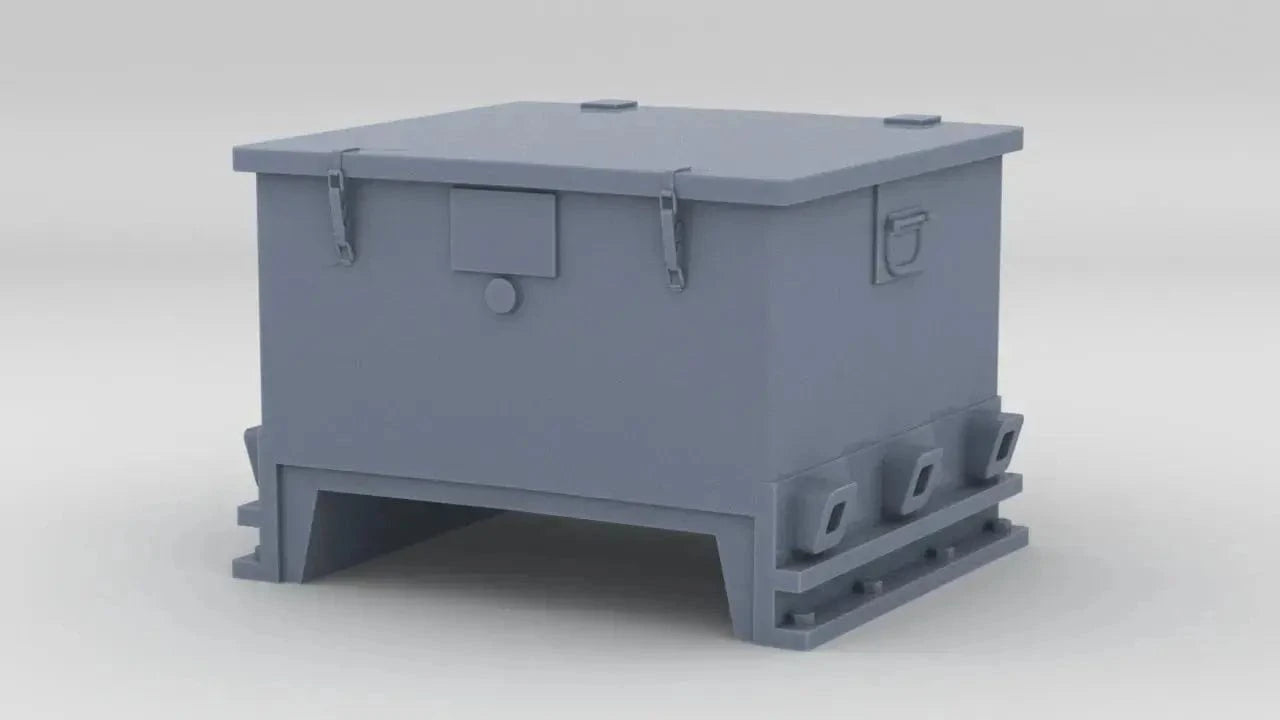 1/100 DKM 3.7 cm Ammo Locker - distefan 3d print