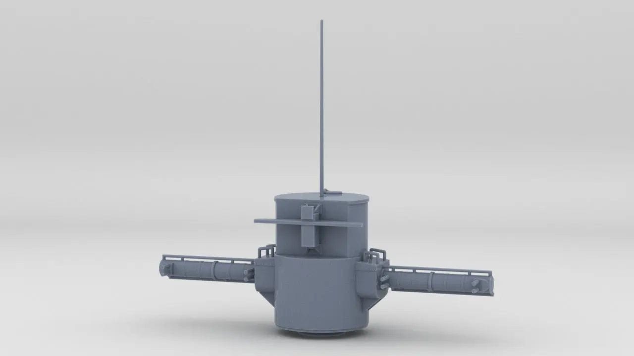 1/100 DKM Admiral Scheer Aft Rangefinder - distefan 3d print