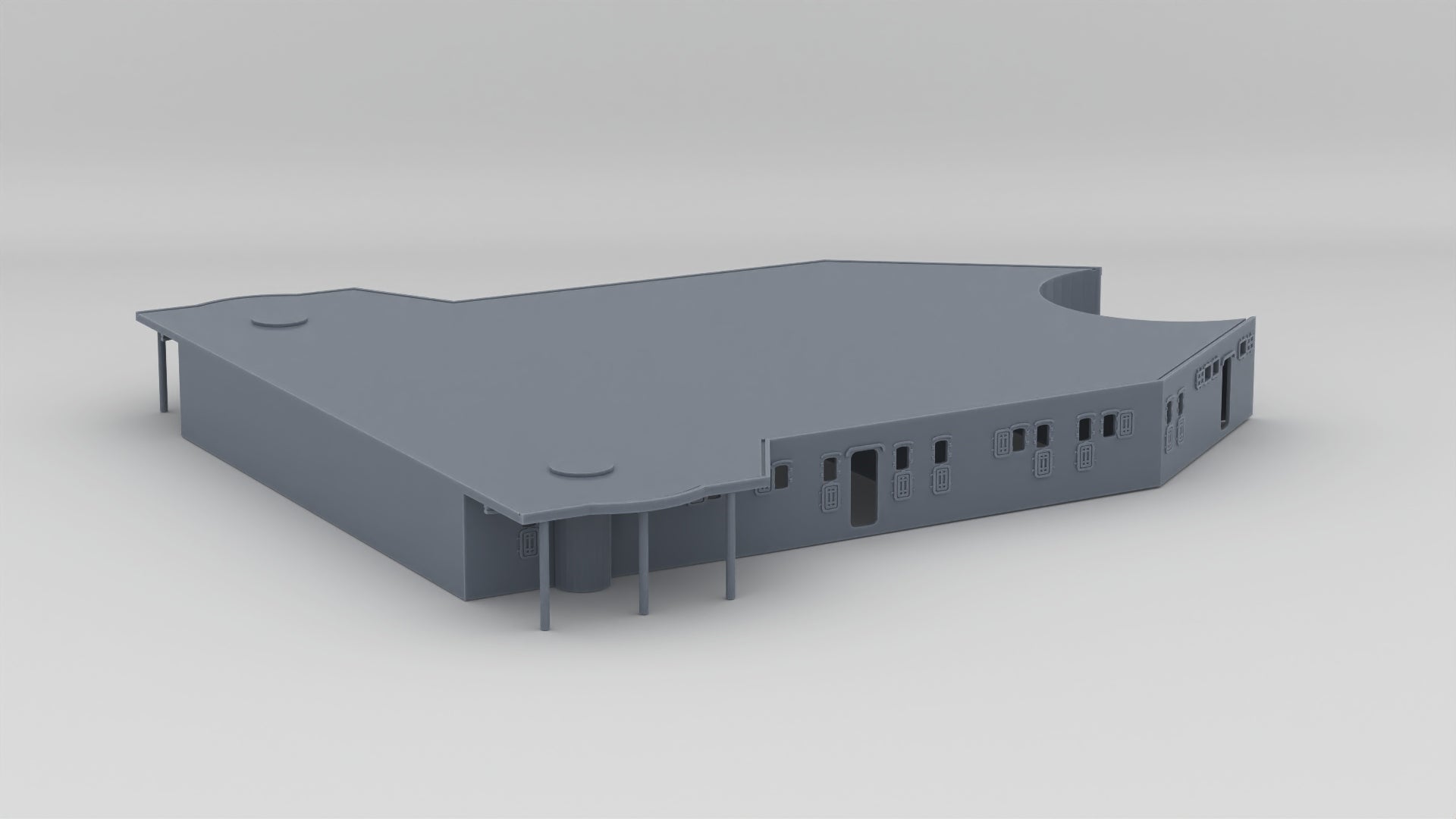 1/100 DKM Prinz Eugen Aft Deck 1 Protosoon