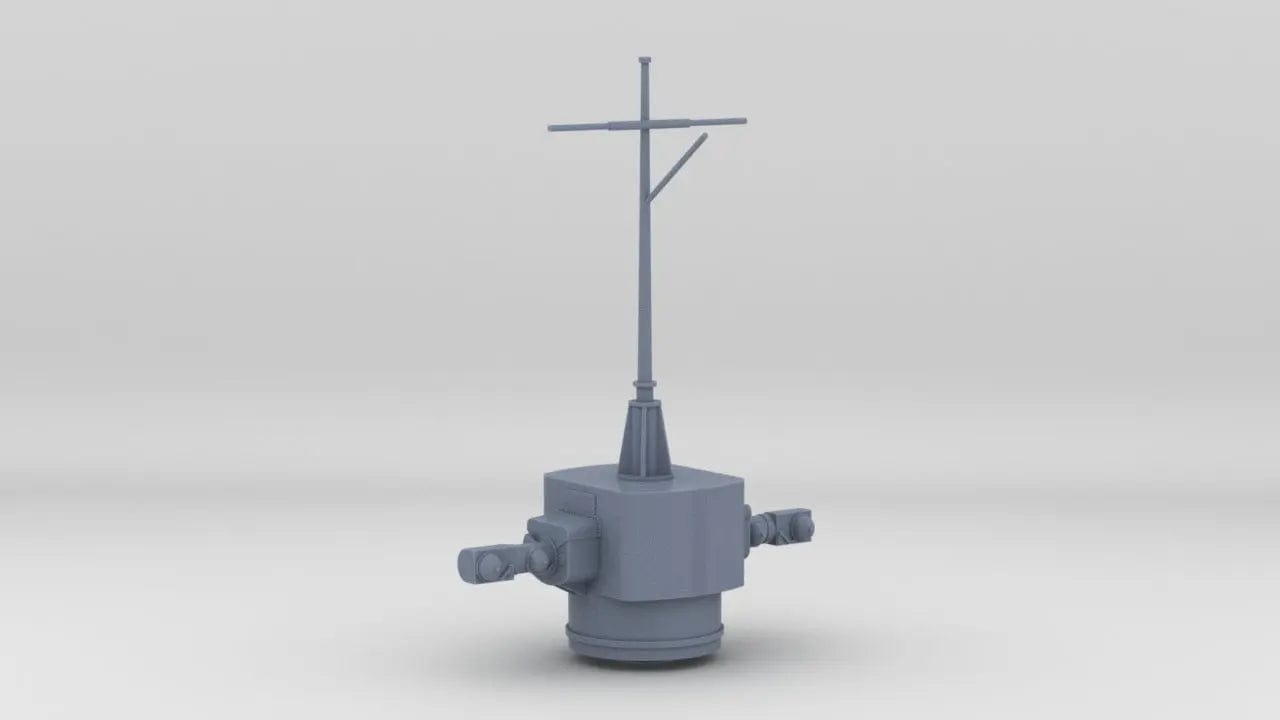 1/100 DKM Prinz Eugen Aft Deck 3 Rangefinder - distefan 3d print