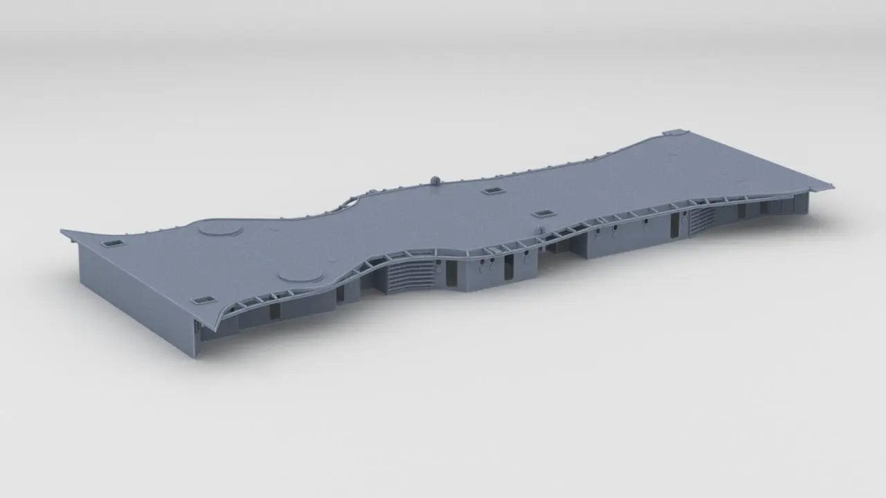 1/100 DKM Prinz Eugen Amidships Deck 1 - distefan 3d print