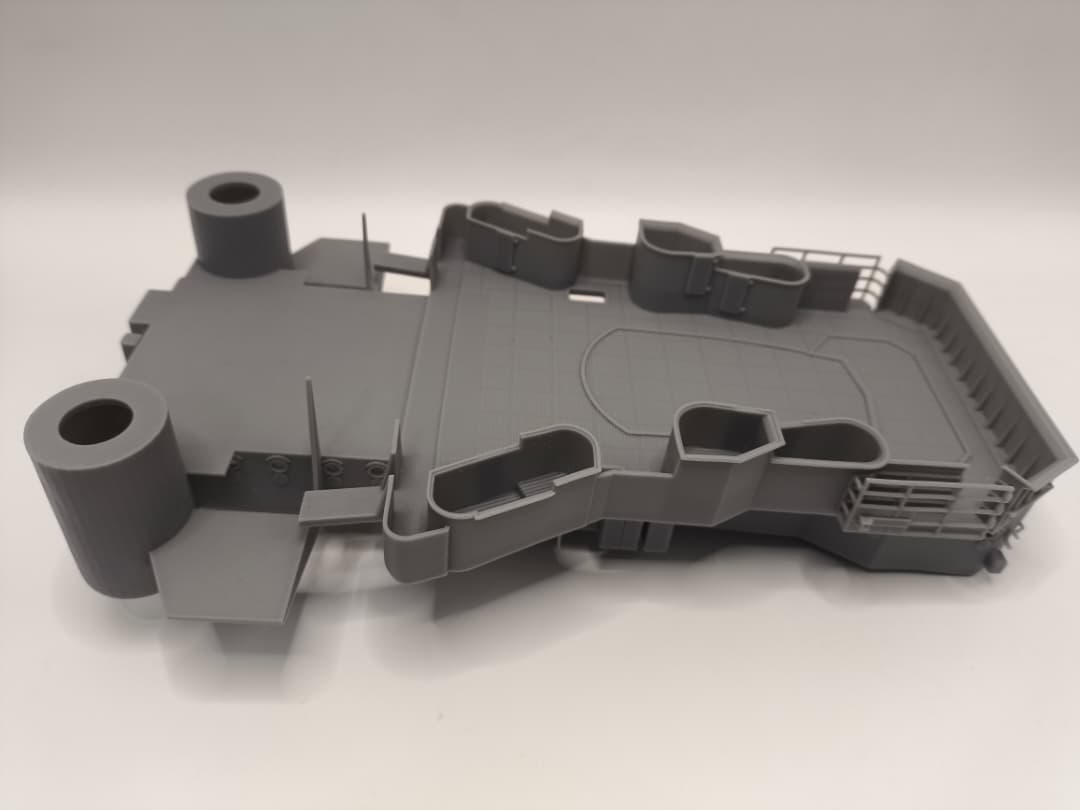 1/100 DKM Prinz Eugen Forward Deck 3 - distefan 3d print