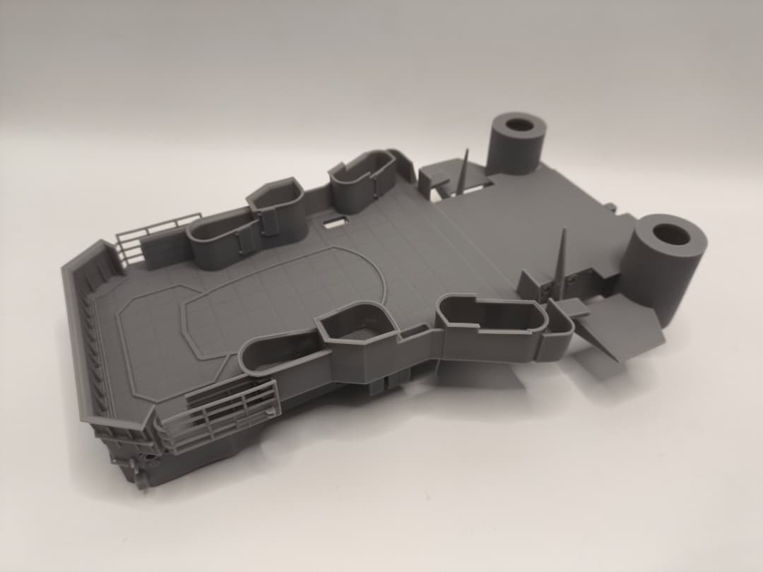 1/100 DKM Prinz Eugen Forward Deck 3 - distefan 3d print