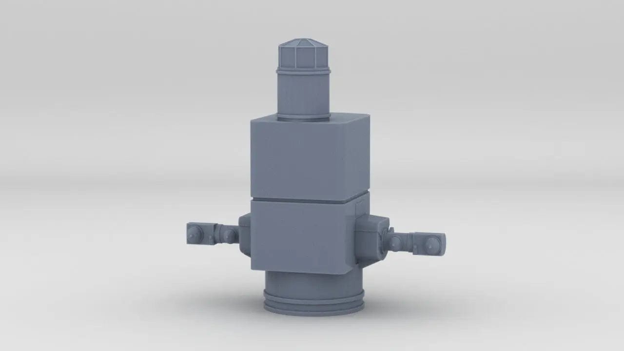 1/100 DKM Prinz Eugen Forward Deck 6 Rangefinder - distefan 3d print