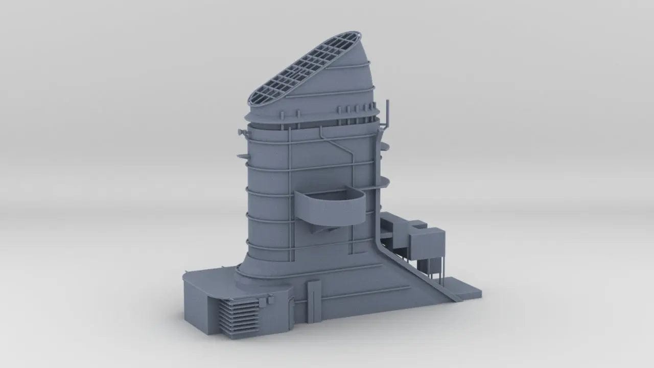 1/100 DKM Prinz Eugen Funnel - distefan 3d print