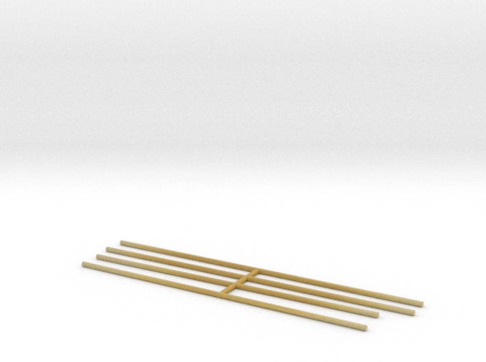 1/100 DKM Scharnhorst admiral's bridge 1 yardarms - distefan 3d print