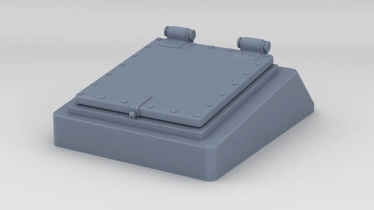1/100 DKM Schnellboot S-100 Bow Hatch - distefan 3d print