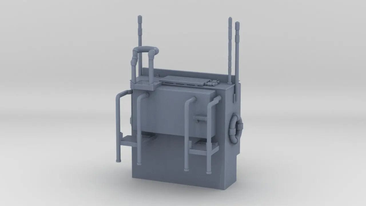 1/100 DKM Schnellboot S-100 Bridge - distefan 3d print