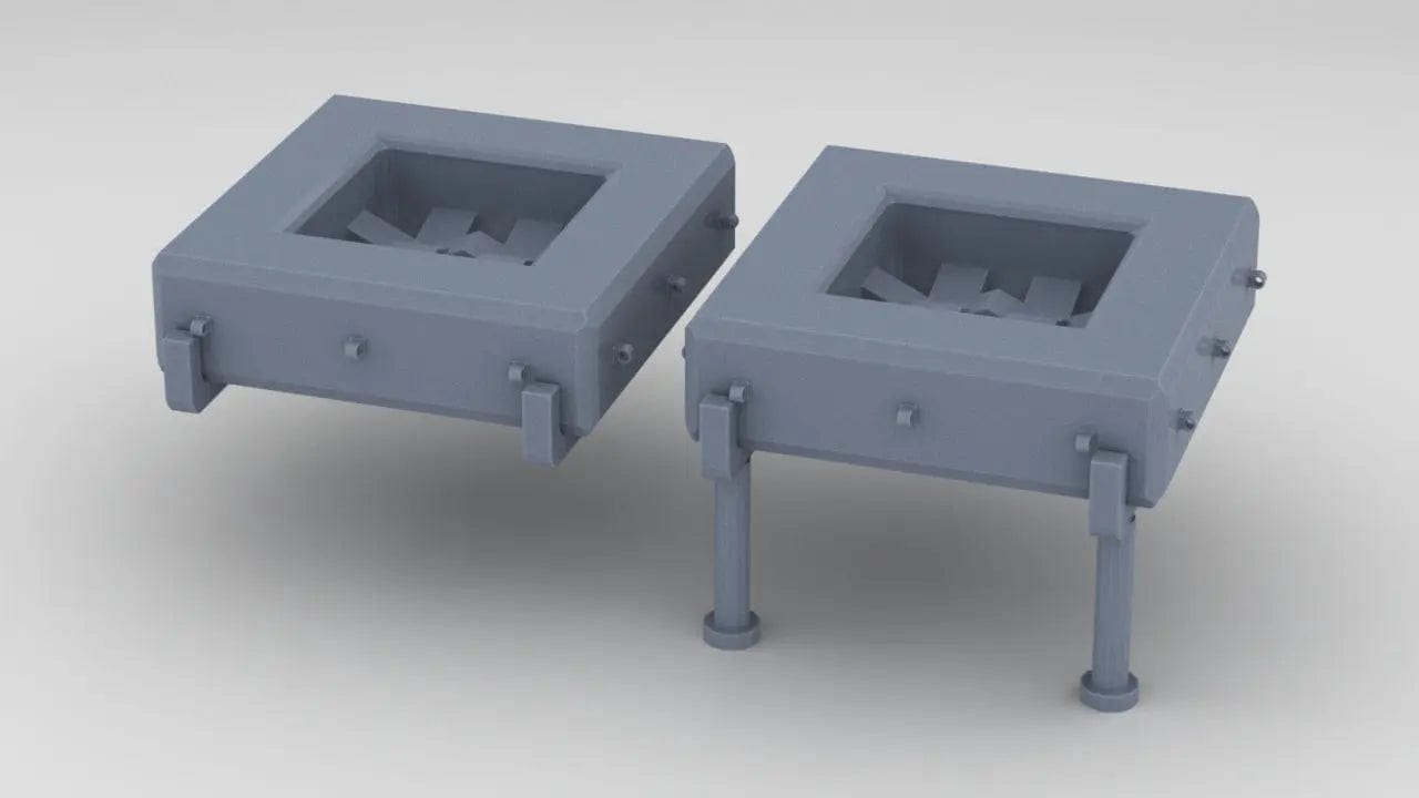 1/100 DKM Schnellboot S-100 Life Rafts Set (2pcs) - distefan 3d print
