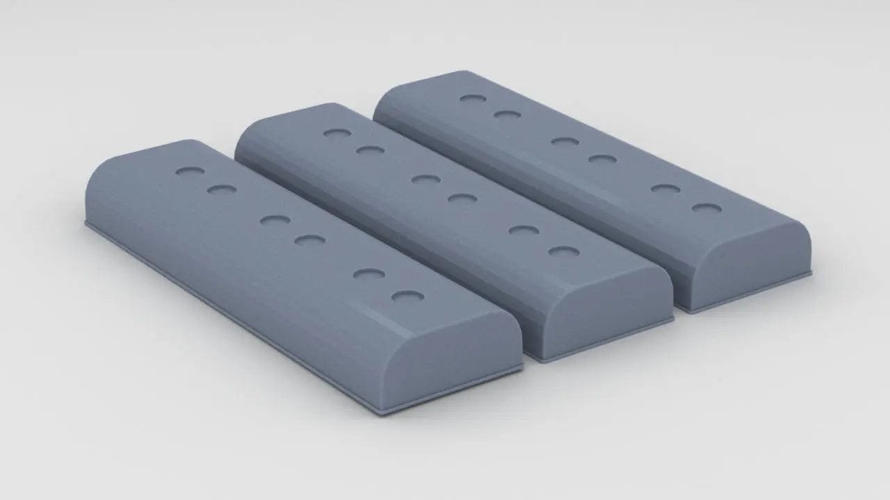 1/100 DKM Schnellboot S100 Amidships Skylights Set (3pcs) - distefan 3d print