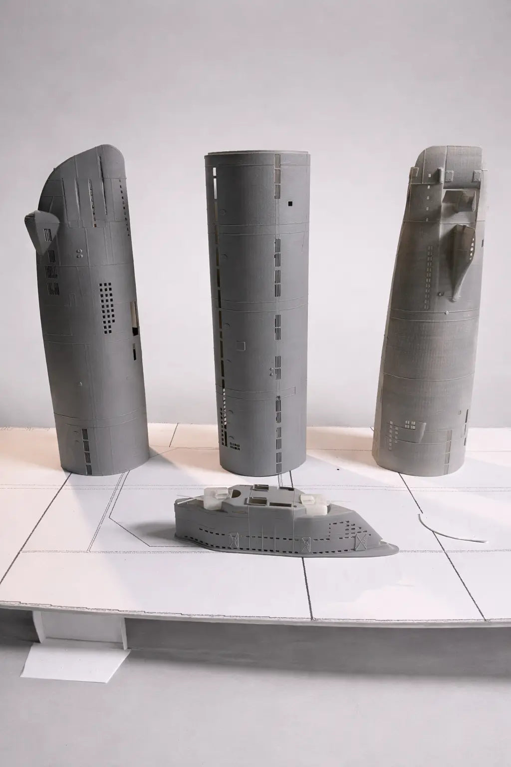 1/100 DKM U-Boot XXI U-2540 Conning Tower Protosoon