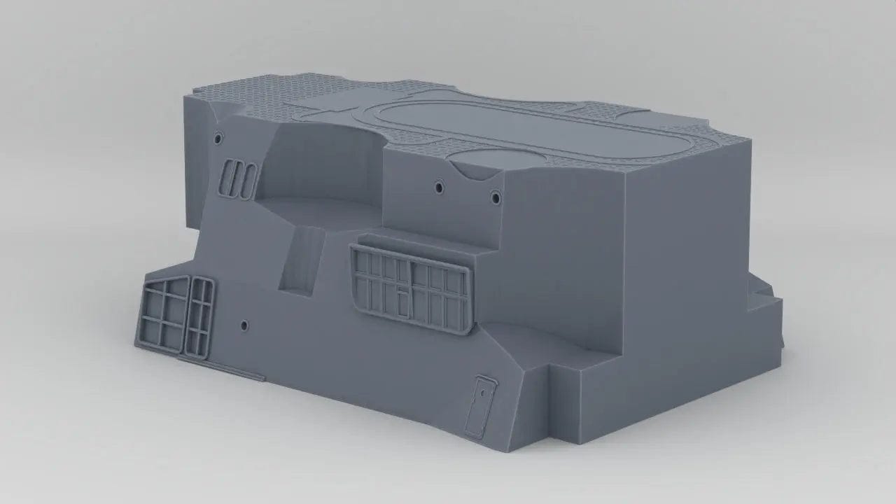 1/100 IJN Yamato Amidships Structure - distefan 3d print