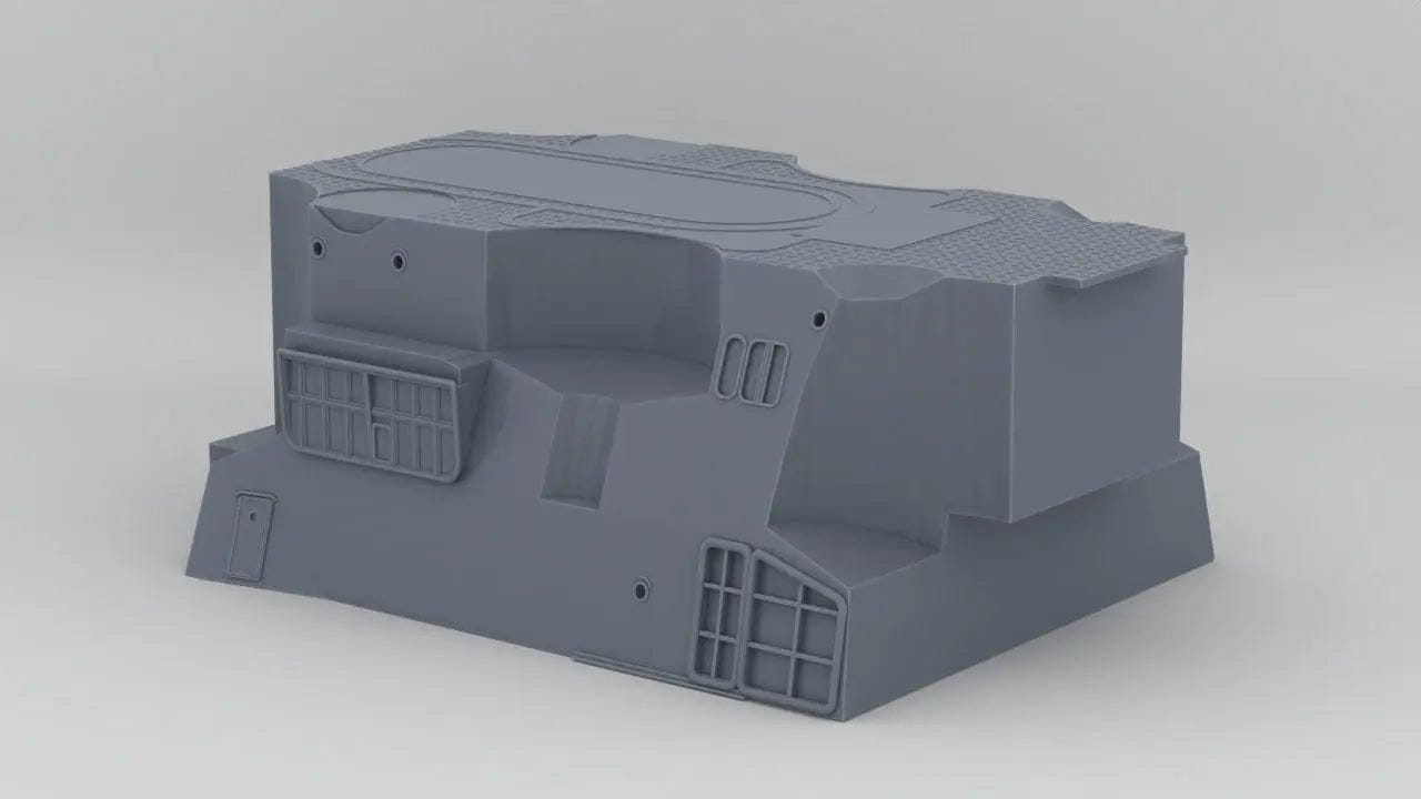 1/100 IJN Yamato Amidships Structure - distefan 3d print