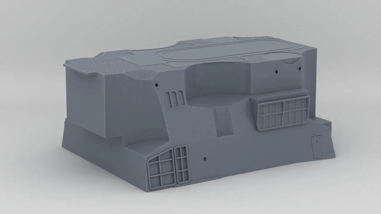 1/100 IJN Yamato Amidships Structure - distefan 3d print