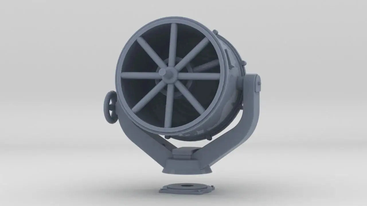 1/100 Italian Roma Searchlight 105cm Set - distefan 3d print