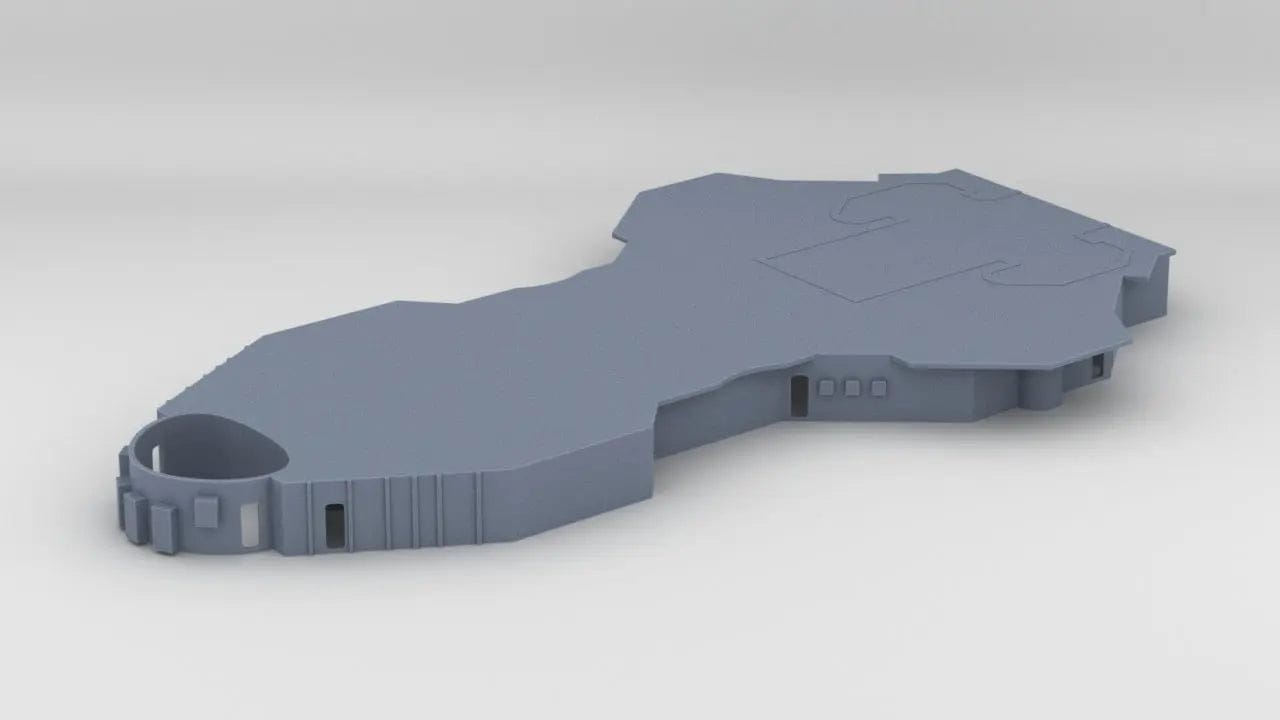 1/100 Richelieu Forward Deck 1 - distefan 3d print