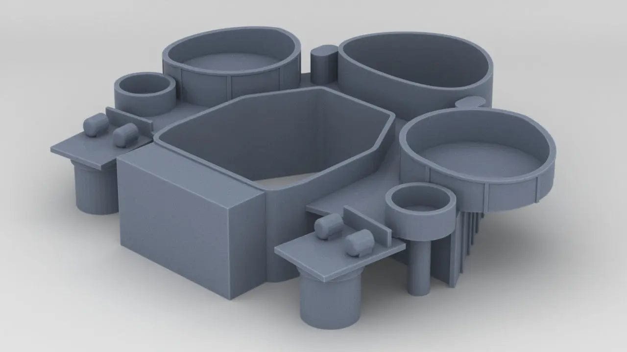 1/100 Richelieu Forward Deck 2 - distefan 3d print