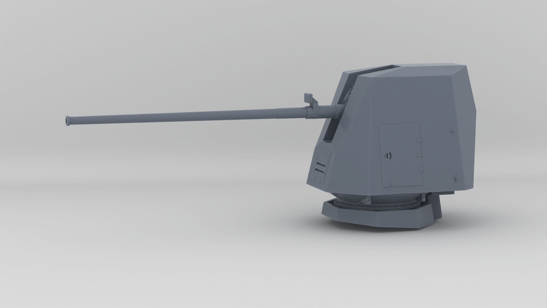 1/100 USN 5"/62 (12.7 cm) Mark 45 Mod 4 Kit Resin3Dinteractive