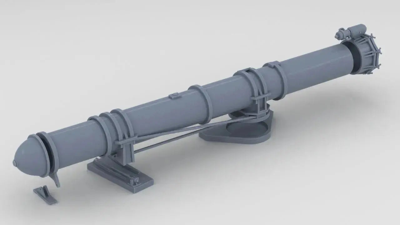 1/12 US PT Boat 109 Torpedo Tube Port Kit - distefan 3d print