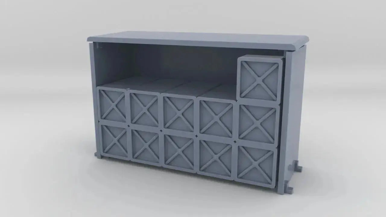 1/12 US PT Boat Forward Bridge Ammo Cans - distefan 3d print