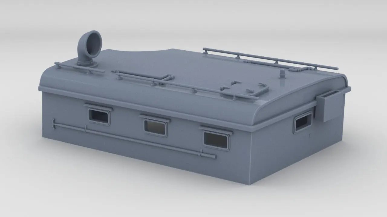 1/12 USN PT Boat 109 Day Cabin - distefan 3d print
