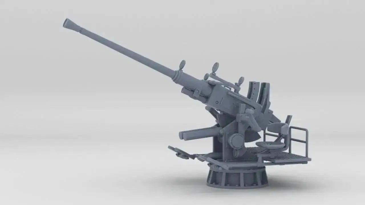 1/12 USN Single 40mm Bofors (Elevated) - distefan 3d print